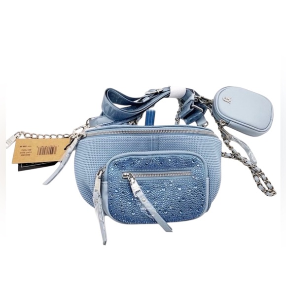 🆕{Steve Madden} Bmaxima Multi Crystals Cross Body Sling Bag - Picture 9 of 12